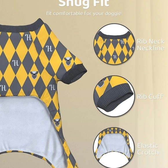 Dog Pajamas for Small Dogs Breed Soft Puppy  Jumpsuit Comfortable Pet Clothes - Picture 4 of 7